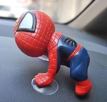 Amazon Co Jp Earth Lead 選べる4色 スパイダーマン フィギュア 吸盤付き 単品 4色セット 車や部屋の好きなところに 赤 青 黒 白 スパイダーマン 赤色 スポーツ アウトドア