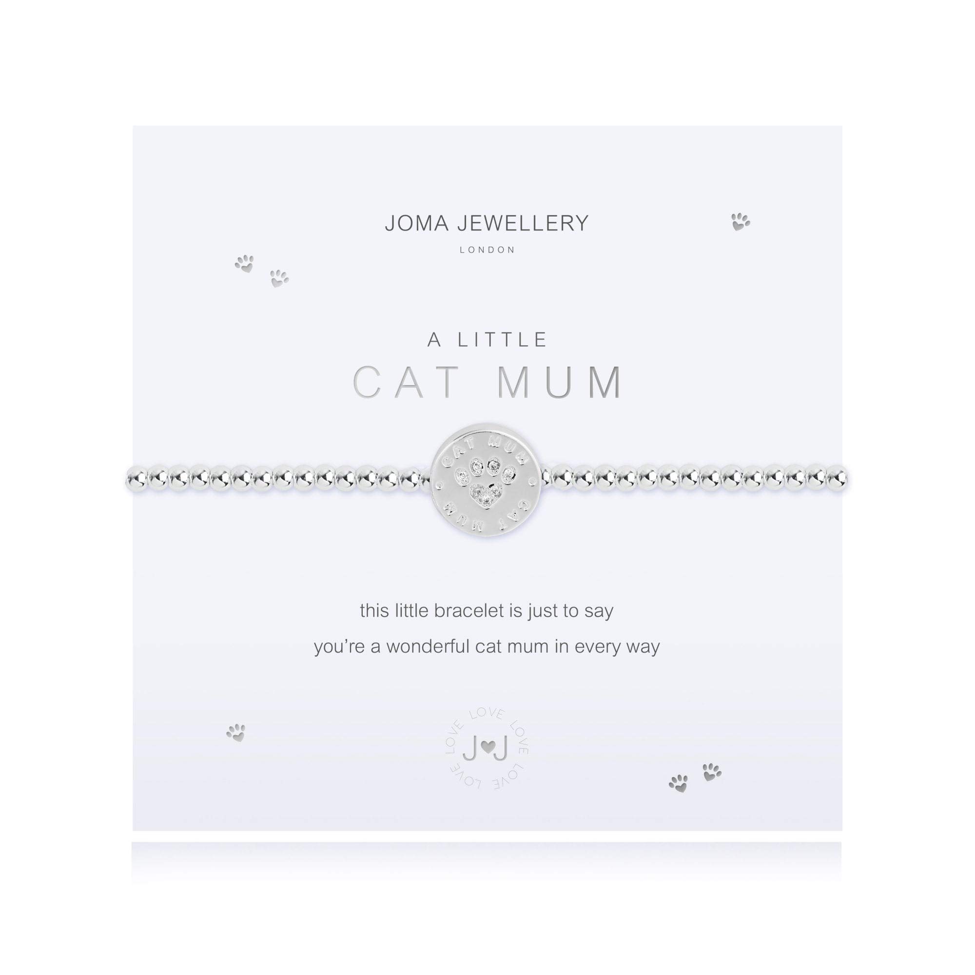 Joma Jewellery a Little Cat Mum Bracelet