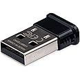 StarTech.com Bluetooth Adapter - Mini USB Adapter - Bluetooth 2.1 - Class 1 EDR - Bluetooth Receiver (USBBT1EDR2)