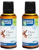 Earth’s Care Clove Oil - Essential Oil for Aromatherapy - 100% Pure Clove Oil - Steam Distilled - 1 Fl OZ (2 Bottles)