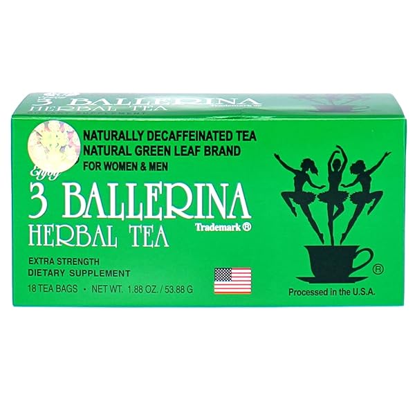 3 BALLERINA TEA DIETERS DRINK, EXTRA STRENGTH, 18-COUNT TEA BAGS