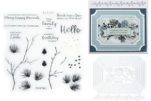 SRWVEYW 2025-2026 Stamps and Dies for Card Making,DIY Dies and Stamps for Christmas,Halloween Die Cut DIY Various Festivals Album Scrapbooking Birthdays Greeting Card (4290)