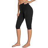 CRZ YOGA Butterluxe Womens Capri Leggings - 14.5" Knee Length High Waisted Summer Workout Buttery Soft Pants