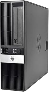 HP RP 5800 Small Form Factor Business PC, Intel CoreI5-2400, up to 3.4G, 4G DDR3, 250GB, VGA, Win10 64 bit-Multi-Language English/Spanish/French(CI5)(Renewed)