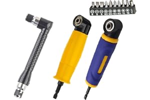 90° Degree Right Angles Attachment Drill Driver Screwdriver Extension Holder Adapter Corner Electric Drill Chuck Electric Dri