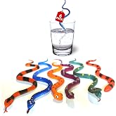 Color Changing Snake Toys, 6 Pack Stretchy Sensory Fidgets for Kids | Stretch, Twist &amp; Discover Color-Changing Fun for Interactive Play