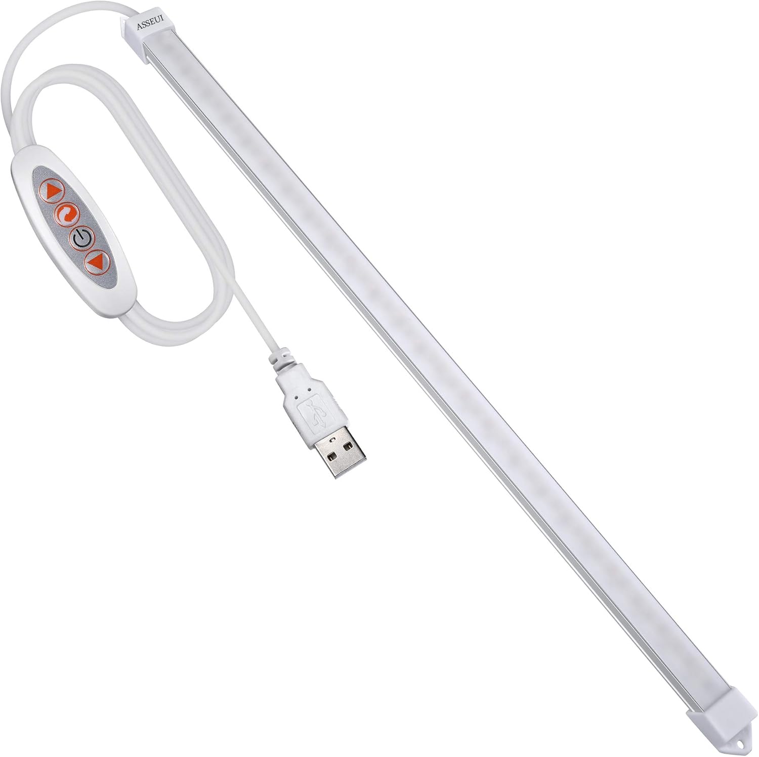 Amazon Led バーライト Usbライト キッチンライト 蛍光灯 棚下ライト 高輝度 直管形 ライトバー 電球色 昼白色 昼光色 三段階調色 無段階調光 35cm チューブライト Usb 5v 給電 3mテープ 磁石付属 電気工事不要 取付簡単 目に優しい 省エネ 防災 節電対策 Asseui