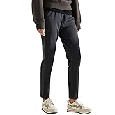 AJISAI Petite/Regular Women's 7/8 Joggers Travel Pants with Pockets Lounge Casual Stretch Workout Pants