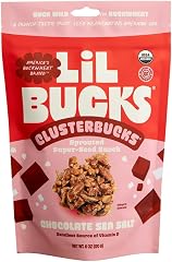 Clusterbucks Superfood Clusters – Grain-Free, Keto-Friendly Granola with Regeneratively Grown Sprouted Buckwheat– Gluten-Free