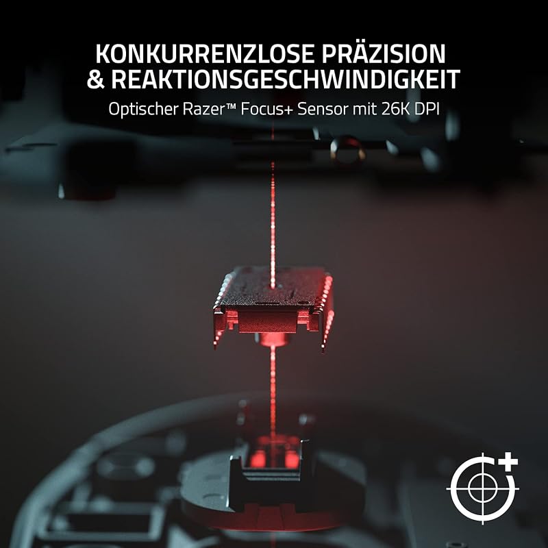 Basilisk V3 - Kabelgebundene, anpassbare Gaming Maus mit Chroma RGB für PC / Mac (10+1 programmierbare Tasten, neigbares HyperScroll Mausrad, ergonomisches Design) Schwarz