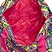 Silverhooks Womens Aztec Beach Tote Bag w/ Pink Trim (Blue)