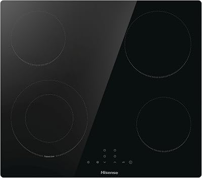 Hisense E6422SC Built-in 60cm Electric Ceramic Hob with Child Lock
