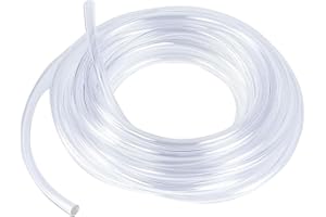 Bunifa Vinyl Sling Chair Spline Cord Clear Outdoor Patio Chairs Long Sling Chair Replacement Fabric for Outdoor Patio Lawn Garden Pool Furniture(25ft,6mm)