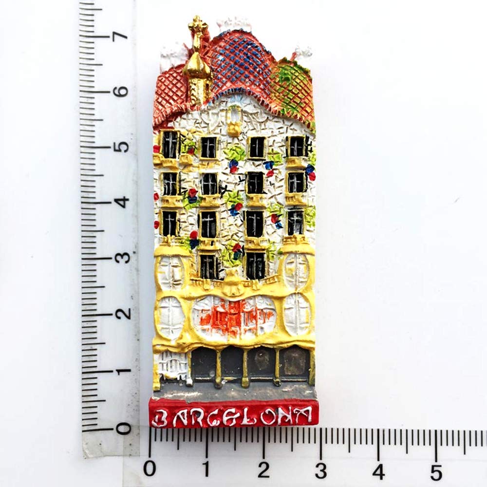 Imán para nevera, diseño de Barcelona España 3D, colección de ...