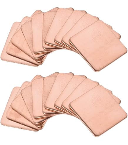 5Pcs 15 * 15MM Copper Sheet Shim Thermal Pad Heatsink Sheet For CPU - View #8