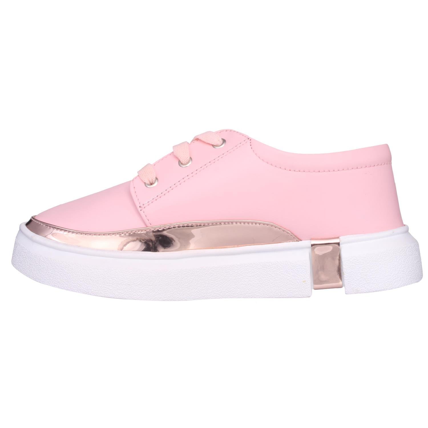 ethics perfect women's pink stylish casual party wear shoes