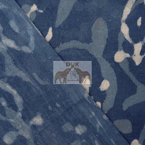 Block Print Fabric Indian Cotton Printed Fabric Soft Voile Whight Fabric Indian Designer Jaipuri Fabric
