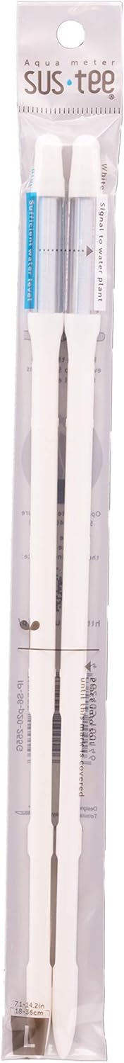 SUS tee Watering Indicator for plants (Set of 2) - Smart Watering for All Plants Works in All Soils, White, 6 a 12 polegadas - Image 3