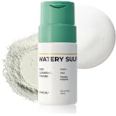 SINSURU Watery Sulfur Enzyme Powder Wash, Korean Face Wash &amp; Pore Cleansing Powder Cleanser for Oily Acne Prone Skin, 1.76 oz