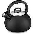 Cuisinart CTK-EOS17BK Aura 2-Quart Enamel Teakettle, Make 2-Quarts of Boiling Water in this Classic Tea Kettle, Black