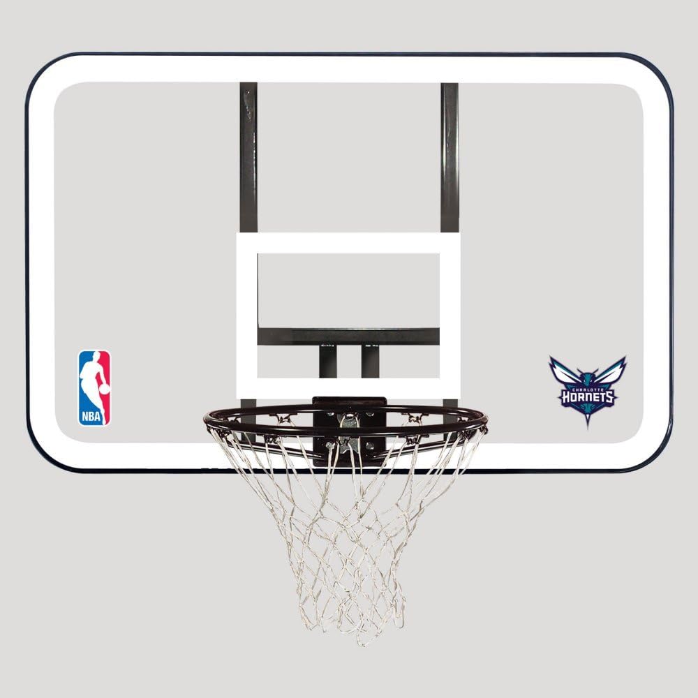 Spalding 44 in. Polycarbonate Slam Jam Backboard Rim Combo Clothing