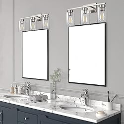 A1A9 3-Light Bathroom Vanity Light, Modern Brushed