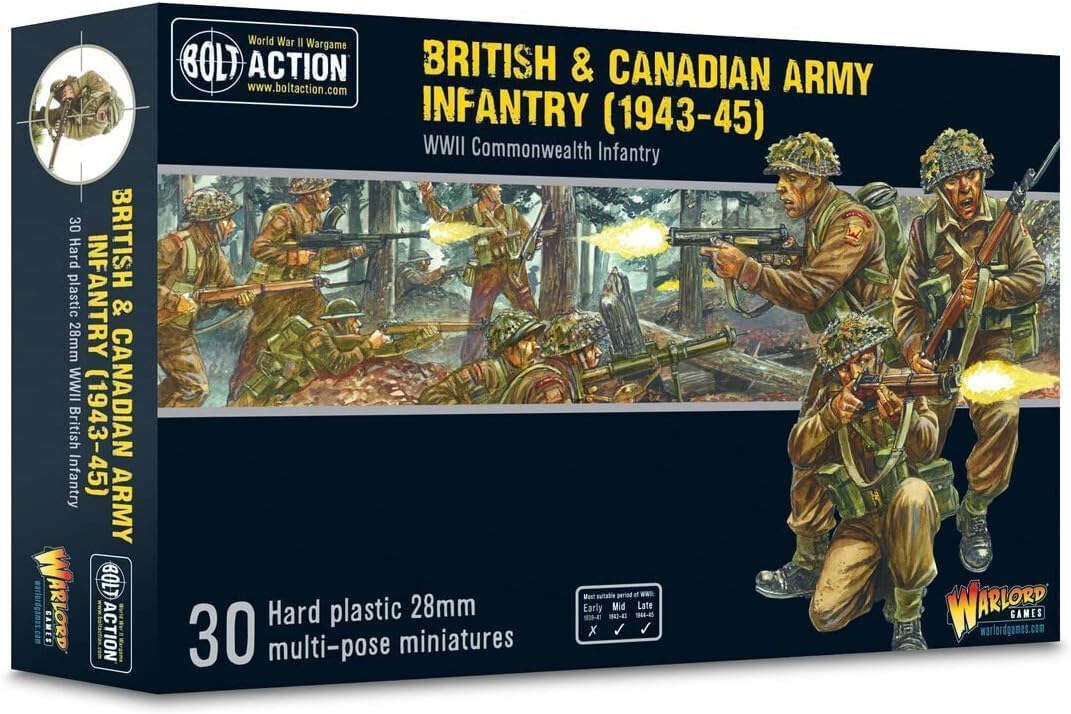 Warlord Games British & Canadian Army (1943-45) Starter Army for Bolt Action