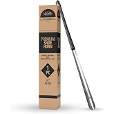Velette Extra Long Shoe Horn - 30 Inch Stainless Steel for Seniors | Extended Handle, Heavy Duty Metal, Standing Use, Fits Boots &amp; Dress Footwear, Men and Women, Elderly, Tall