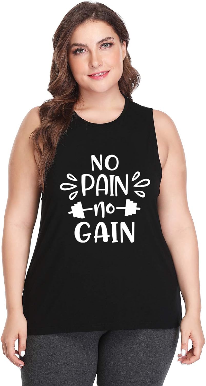 Plus Size Workout Shirts With Sayings