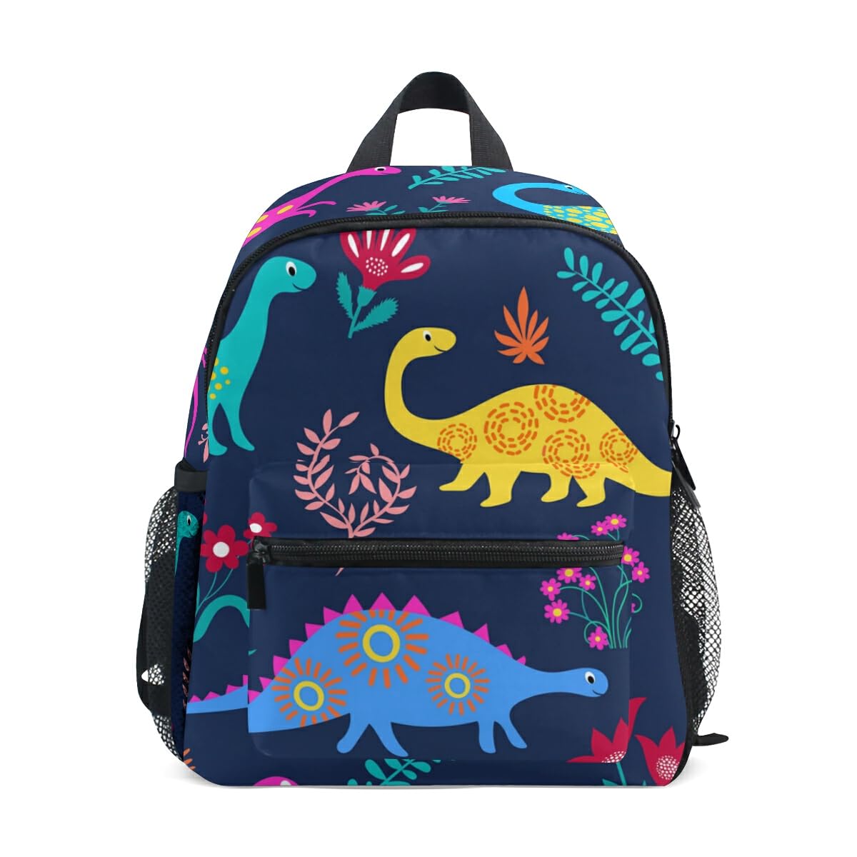 Children's Backpack, Kids Schoolbag Dinosaurs Cute Kids Pattern Students Bookbag for Boys Girls, Chest Strap