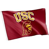 Desert Cactus University of Southern California USC Flag - 3 x 5 Feet Trojans Banner, Indoor/Outdoor Durable Fabric, 100% Polyester Design (Style A)