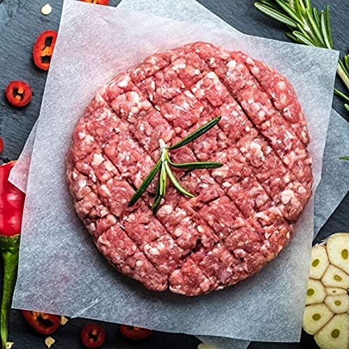 Belmalia Burger Press 100 Sheets of Baking Paper for Perfect Burgers Hamburgers, Cheeseburgers, Patties, Meatballs - Image 4