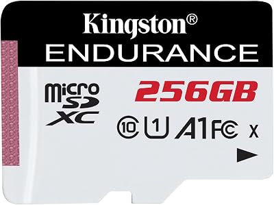 Kingston High Endurance microSDXC 256GB U3 C10 A1 95MB/s Read 45MB/s Write
