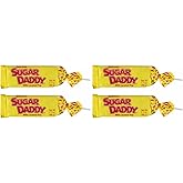 Charms Sugar Daddy Milk Caramel LolliPops (Pack of 4)