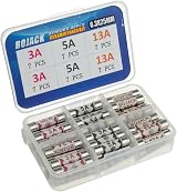 BOJACK 42Pcs BS1362 Ceramic Tube Cartridge Fuses 3A 5A 13A 240V 6.3x25mm view 3