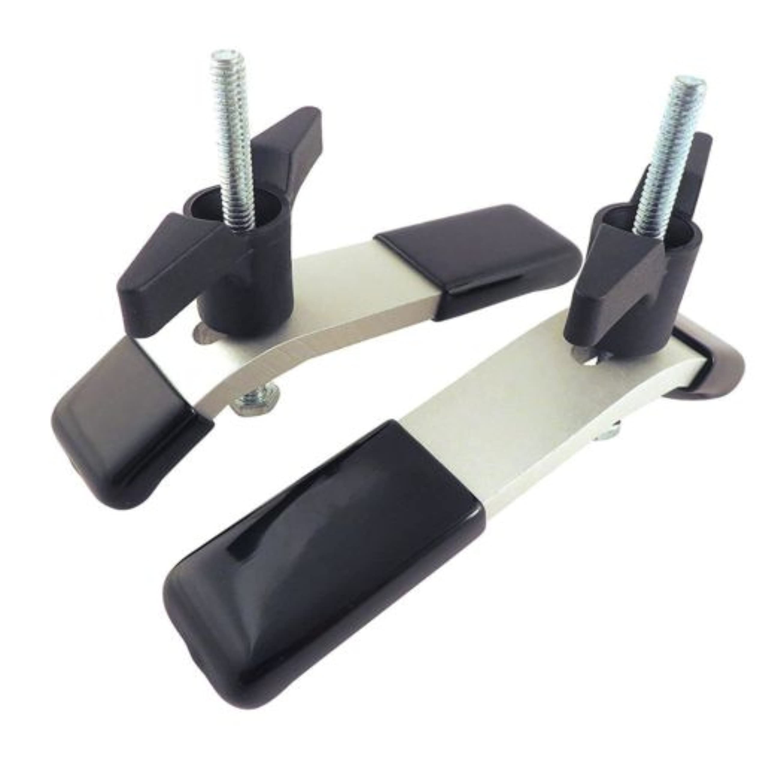 Xcalibur Tooling T Track Clamp Platen Set (2 Sets) Metal Quick Acting Hold Down Clamp Set for T-Slot T-Track Woodworking Tool