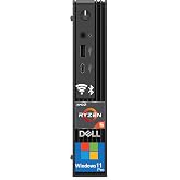 Dell Pro Micro Mini PC (Next Gen OptiPlex 7000 MFF), 8GB DDR5, 256GB SSD | Beats Intel Core i5, AMD Processor (6-Core, up to 4.55 GHz), Dual 4K Display Support, Windows 11 Pro, Business Desktop AI PC