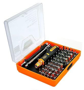 Jakemy 53 in 1 Professional Multi-Purpose Precision Screwdriver Set made of High Hardness CR-V Chrome Vanadium Steel Material, Non-Slip Ergonomic Handle, Best for Repairs and Maintenance - JM-8127