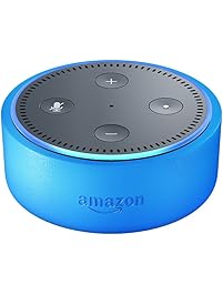 Echo Dot Kids Edition, a smart speaker with Alexa for kids - blue case