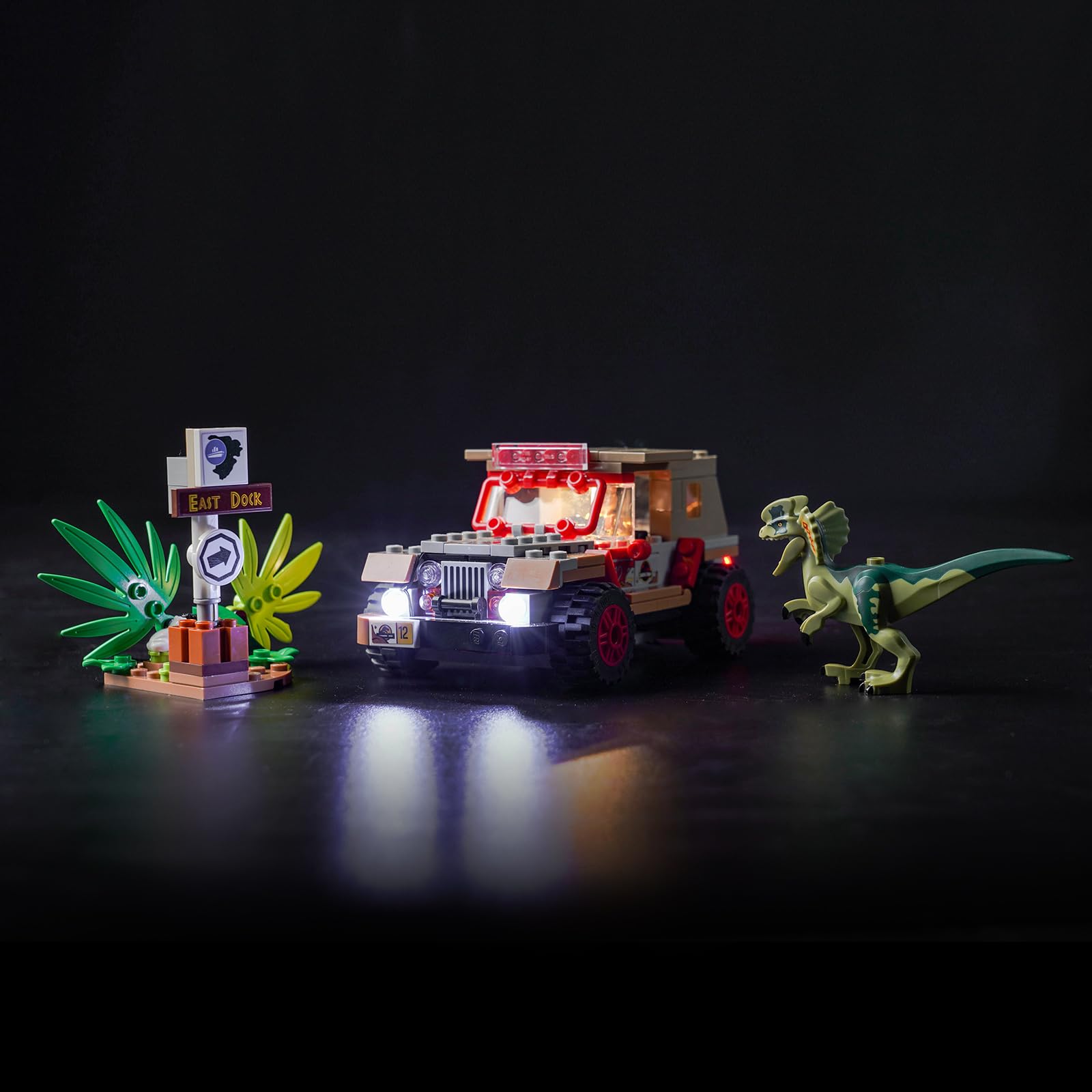 Led Light Kit for Lego Dilophosaurus Ambush, Lighting Set for Lego 76958 Jurassic World Dilophosaurus Ambush - Not Include Models, Just Light Set โ image 1