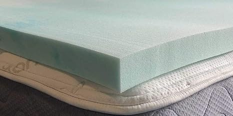 Custom 3 Lb Memory Foam Mattress Topper For Rvs Boats Trucks Sofa Beds 72x80 Rv King Amazon In Home Kitchen Custom Foam Mattress For Rv