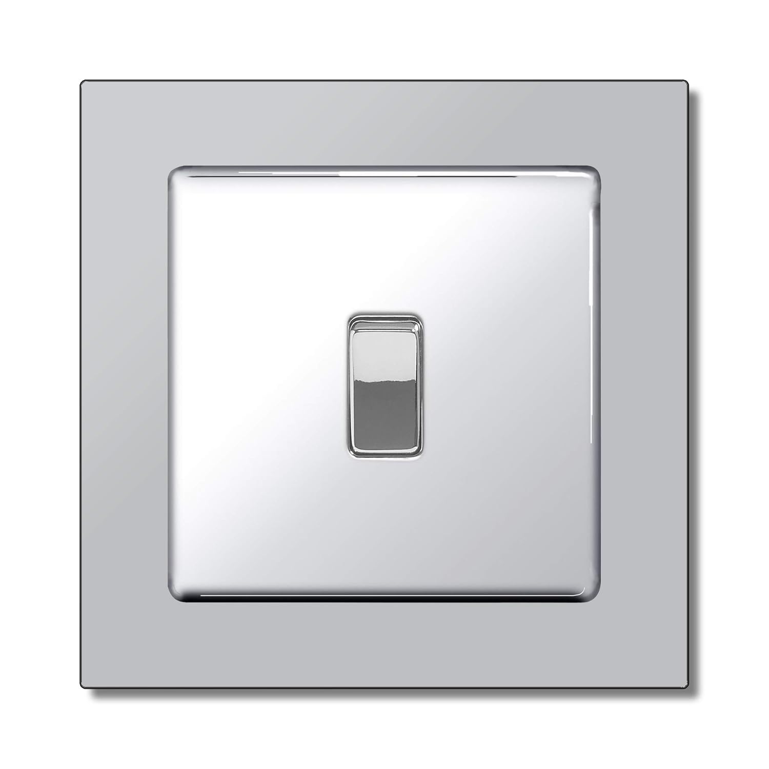 59 COLOURS Single Light Switch Surround Acrylic Finger Plate Panel