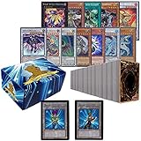GoldenGroundhog 1000 Assorted Yugioh Cards Lot with Storage Box and 2 Golden Groundhog Tokens