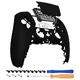eXtremeRate Black Soft Touch Touchpad Front Top