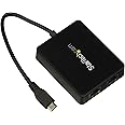 StarTech.com USB-C to Dual Gigabit Ethernet Adapter with USB 3.0 (Type-A) Port - USB Type-C Gigabit Network Adapter (US1GC301