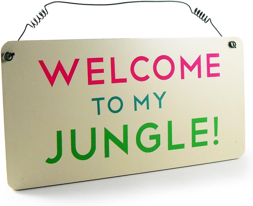 Heartwarmers Welcome Jungle - Garden Plaque