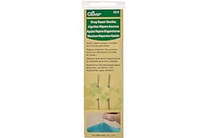 Clover Snag Repair Needles, Silver 2 Count