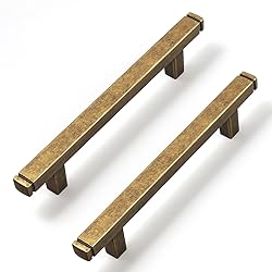 Goo-Ki 6-Pack Vintage Brass Drawer Handles 3-3/4