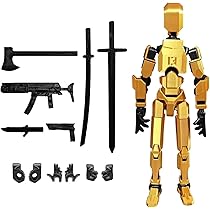 FoxVilla Assembly Completed T13 Action Figure, Titan 13 3D Printed