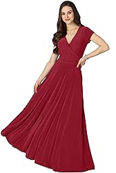 KOH KOH Women’s Long Cap Short Sleeve Flowy